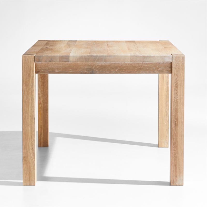 Terra 65" Natural White Oak Solid Wood Dining Table - image 15 of 23