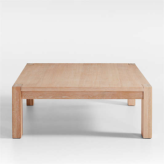 Terra Natural White Oak Wood 68" Rectangular Coffee Table