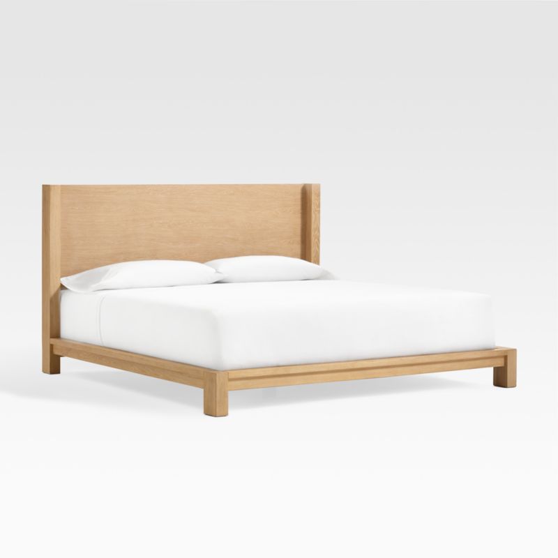 Terra Natural White Oak Wood King Bed - image 4 of 12