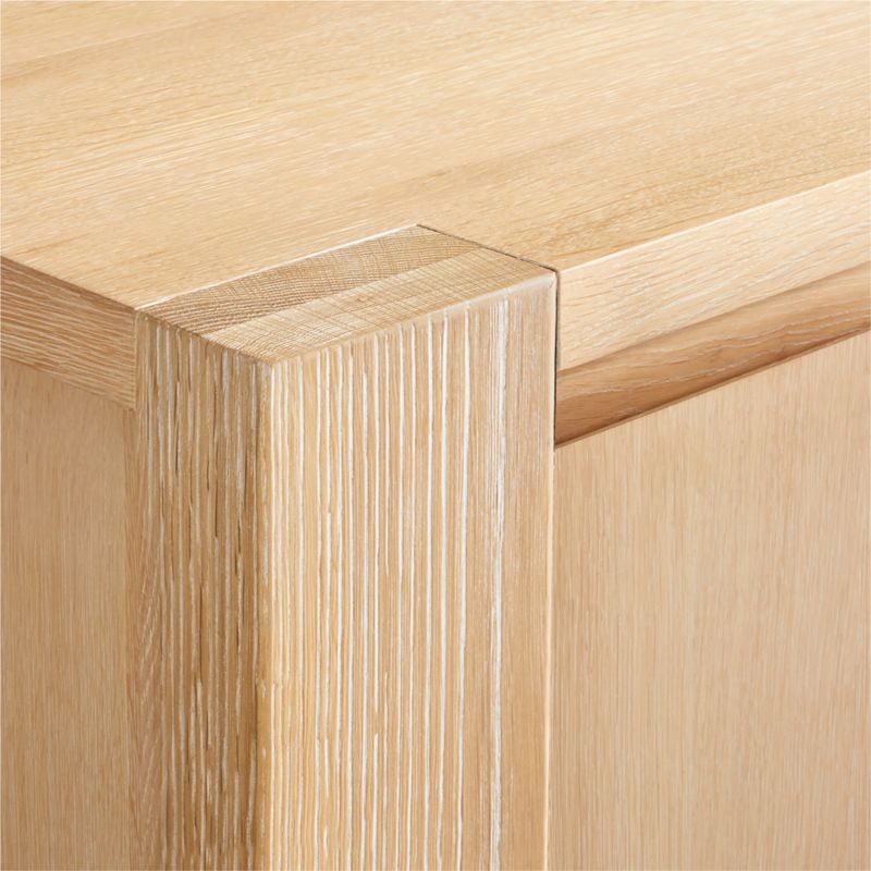 Terra Natural White Oak Solid Wood Sideboard