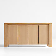 Terra Natural White Oak Solid Wood Sideboard
