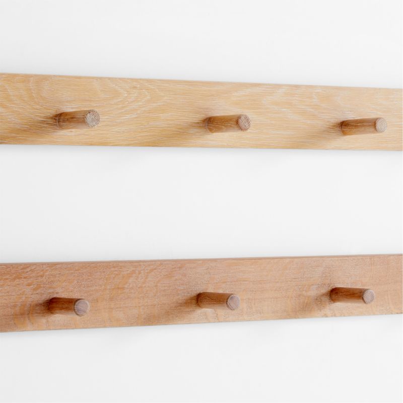 Terra Natural White Oak Wood Wall Hooks