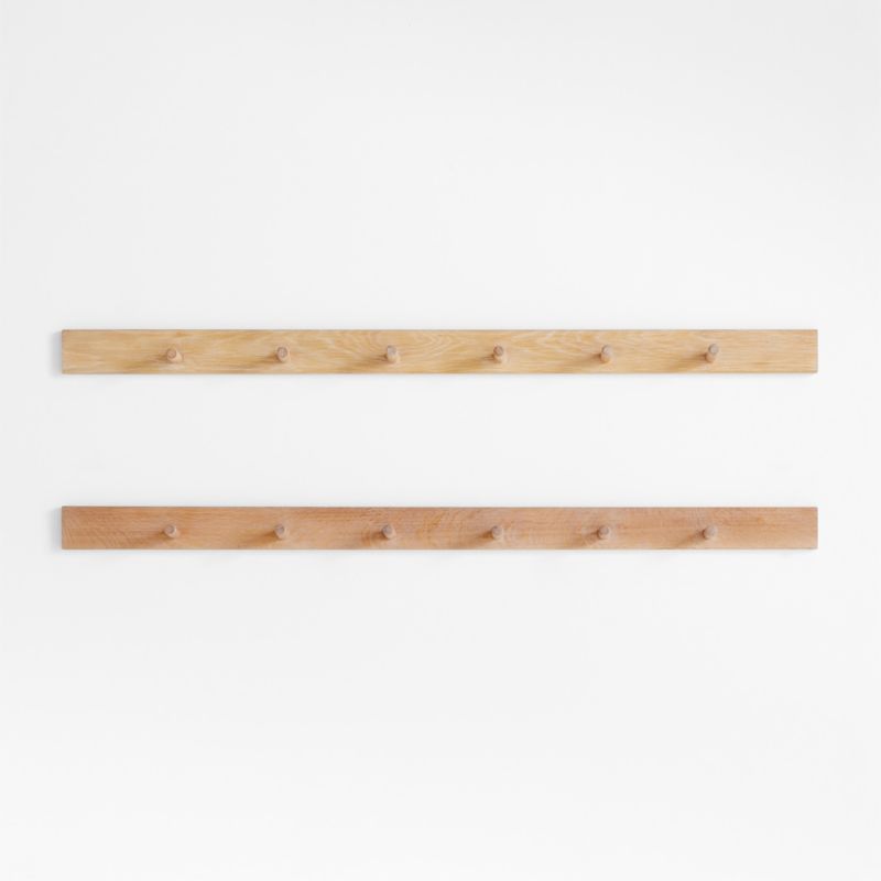 Terra Natural White Oak Wood Wall Hooks