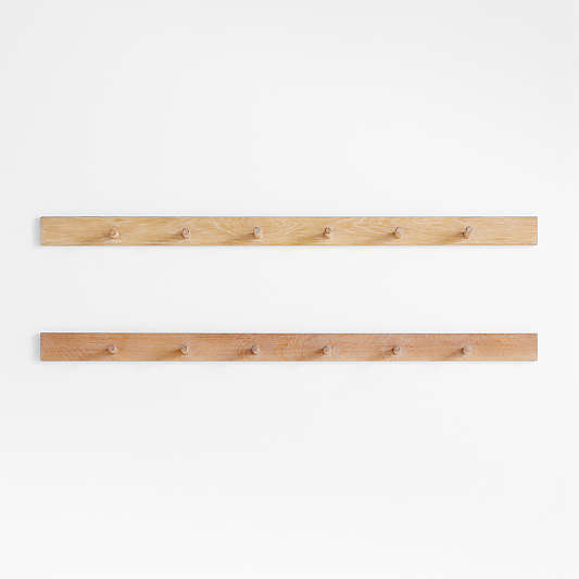 Terra Natural White Oak Wood Wall Hooks