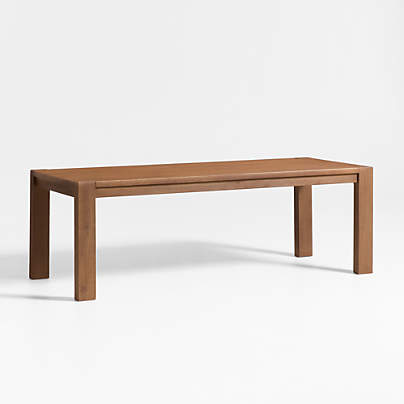 Terra 90" Warm Brown Oak Solid Wood Dining Table