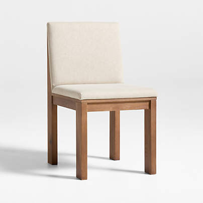 Terra Warm Brown Oak Solid Wood Dining Side Chair