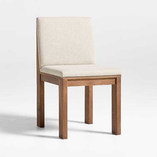 Terra Warm Brown Oak Solid Wood Dining Side Chair