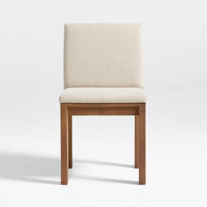 Terra Warm Brown Oak Solid Wood Dining Side Chair