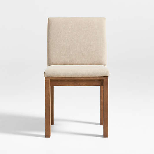 Terra Warm Brown Oak Solid Wood Dining Side Chair