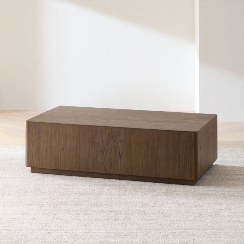 Terrane Fumed Oak Wood 54" Rectangular Coffee Table - image 3 of 6