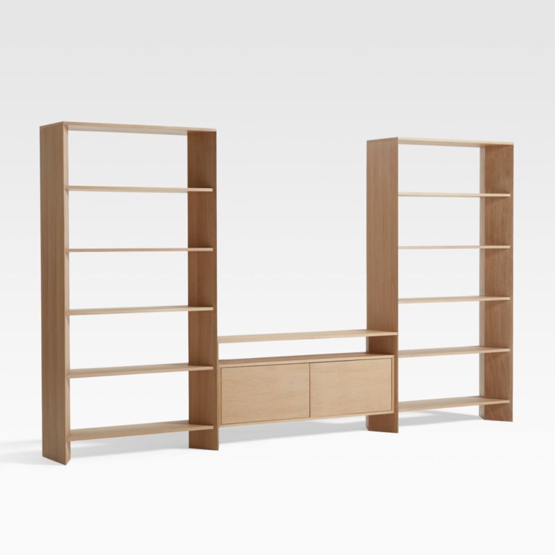 Terrazza 2-Door 52" Storage Media Console with 2 Bookcases - image 4 of 8