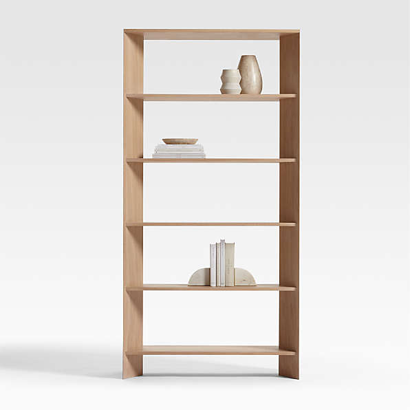 Modern Bookshelves Contemporary, 32 Inch Tall Bookcase With Doors