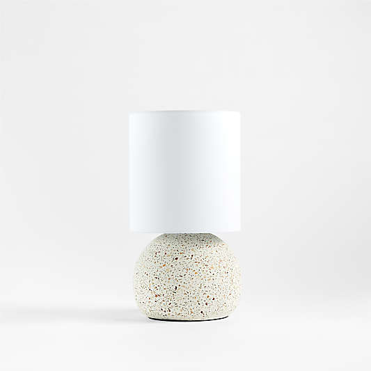 White Terrazzo Kids Table Lamp