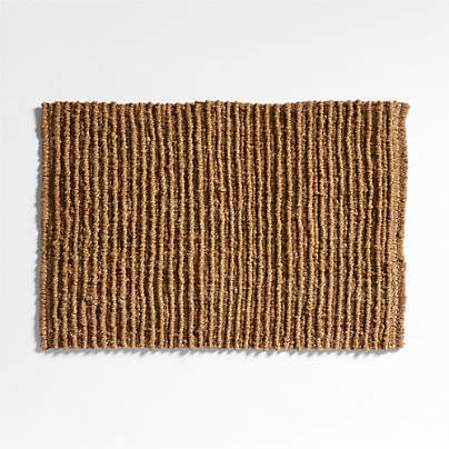 Textured Chunky Coir Natural Indoor/Outdoor Doormat 24"x36"