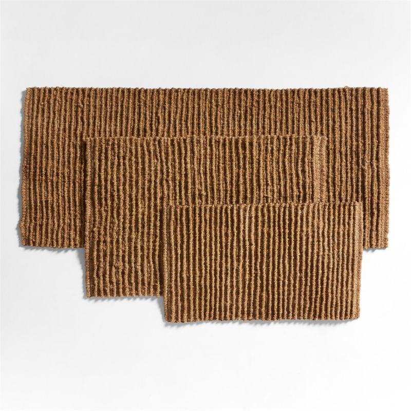 Textured Chunky Coir Natural Indoor/Outdoor Doormat 18"x30" - image 1 of 4