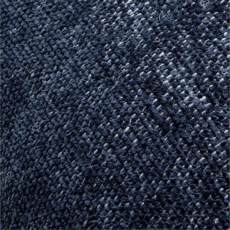 Textured Chenille 23"x23" Deep Indigo Throw Pillow Cover - image 3 of 5