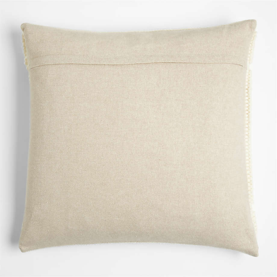 Cream textured throw outlet pillows