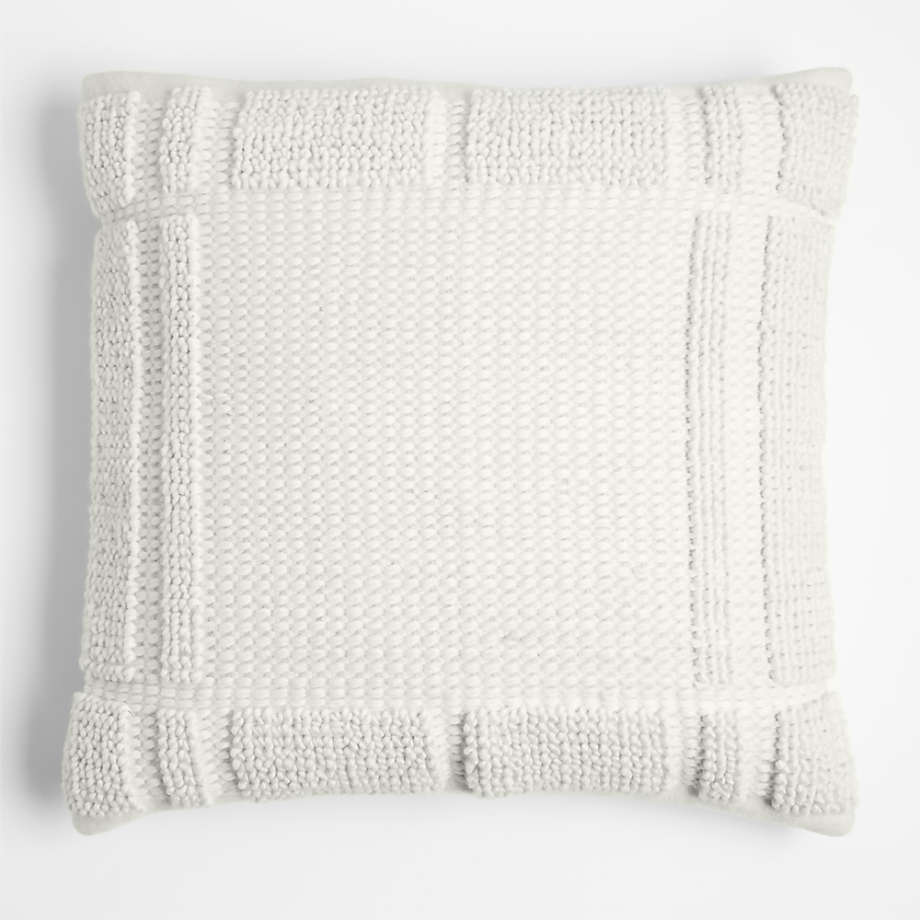 White textured pillow online cover