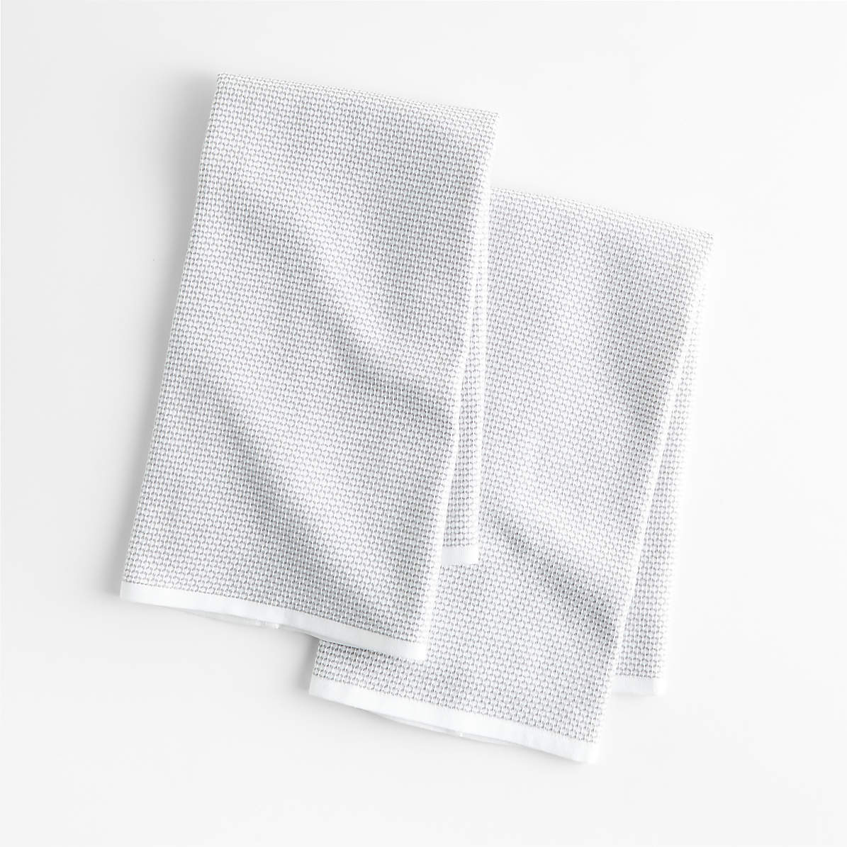 New Set of 2 Ultra All-Clad Kitchen Dish Towels Taupe Grey (Color = Pewter)