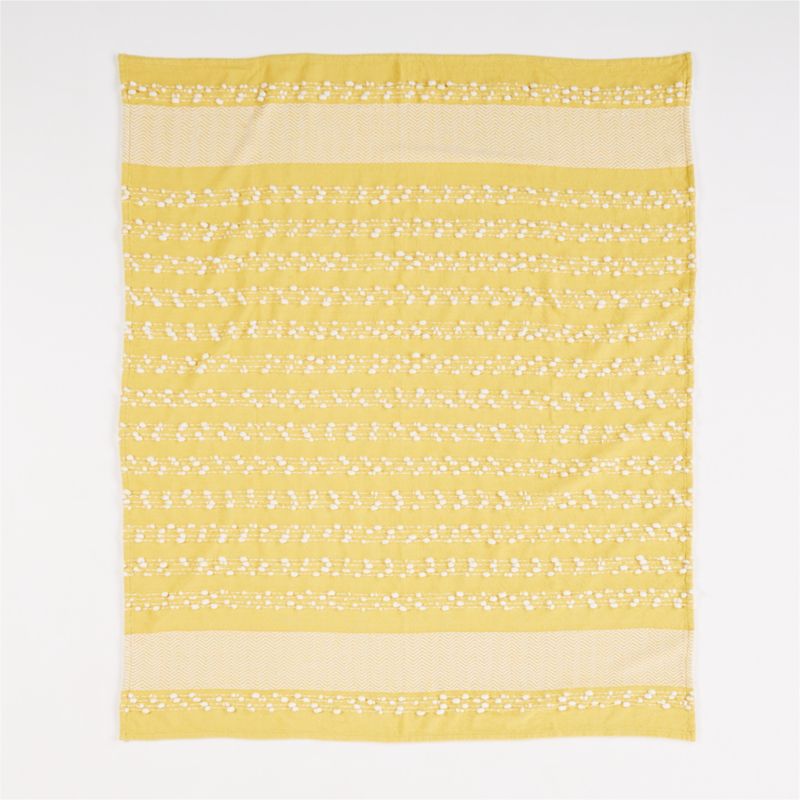 Yellow Textured Kids Throw Blanket - image 3 of 4