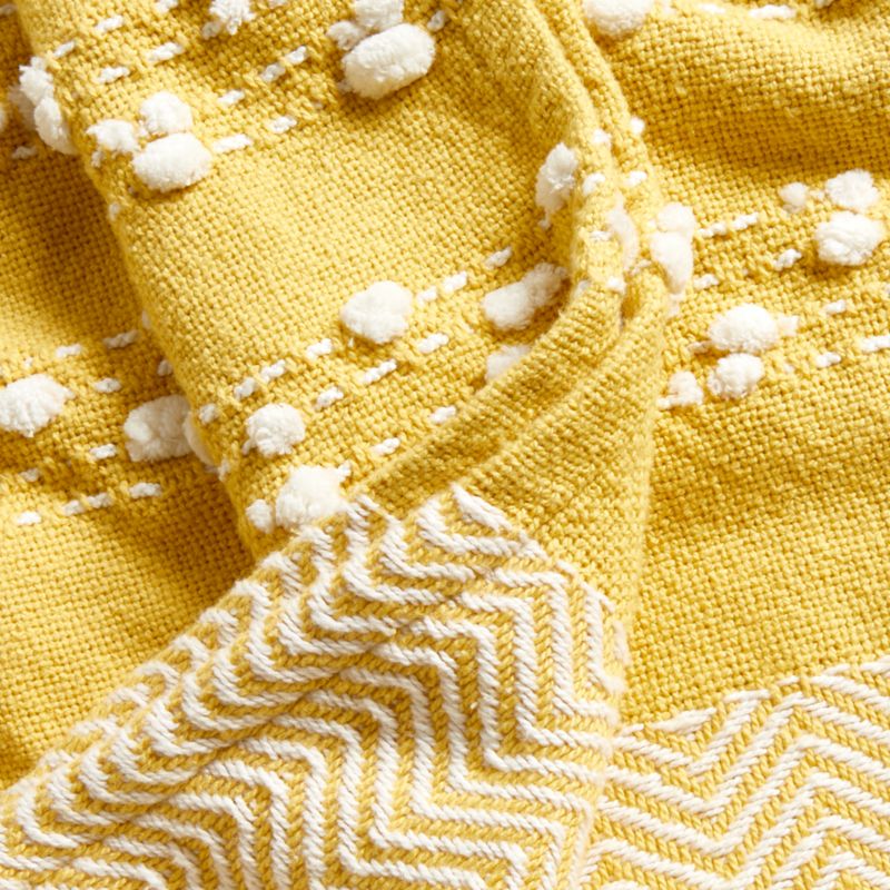 Yellow Textured Kids Throw Blanket - image 2 of 4