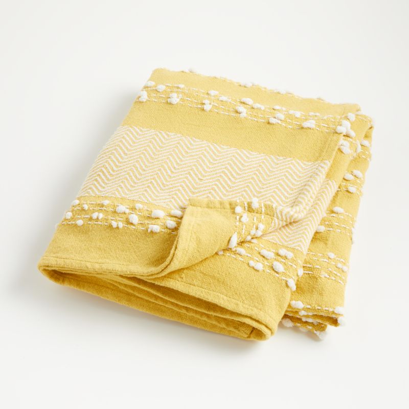 Yellow Textured Kids Throw Blanket - image 0 of 4