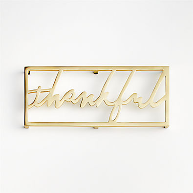 View Thankful Brass Trivet details