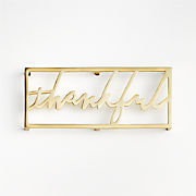 Thankful Brass Trivet