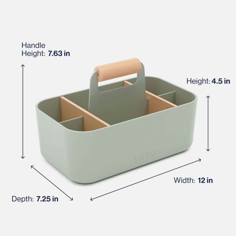 Lalo Sage Green Storage Caddy - image 5 of 6