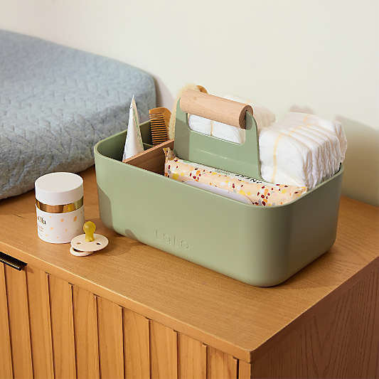 Lalo Sage Green Storage Caddy