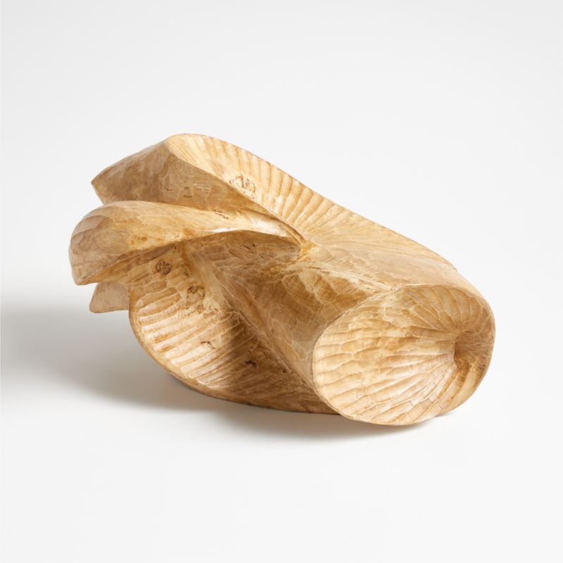 Chamfer Abstract Wood Sculpture by Athena Calderone Crate & Barrel Canada