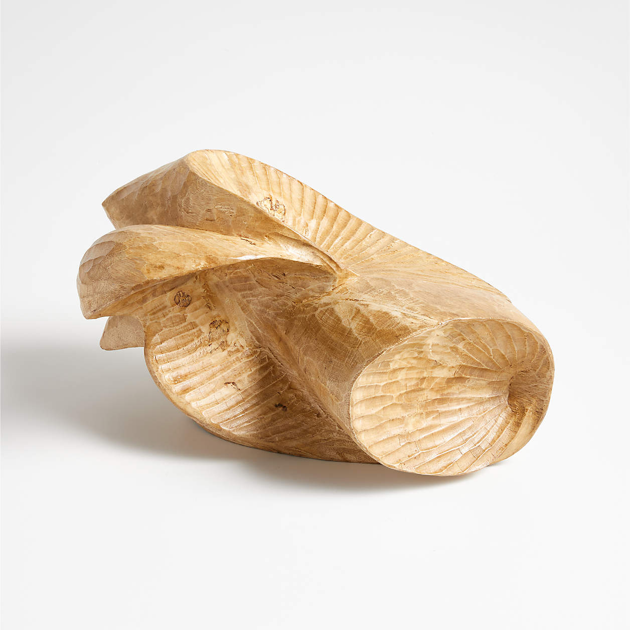 Chamfer Abstract Wood Sculpture by Athena Calderone Crate & Barrel Canada
