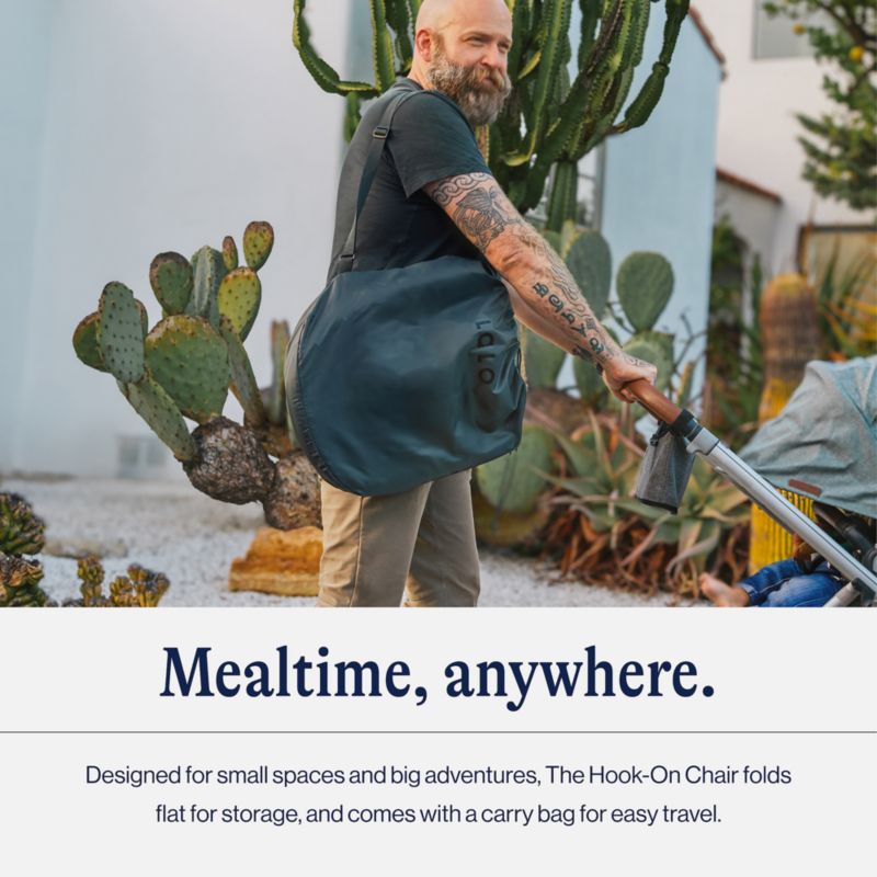 Lalo Oatmeal White Hook On Toddler High Chair - image 6 of 10