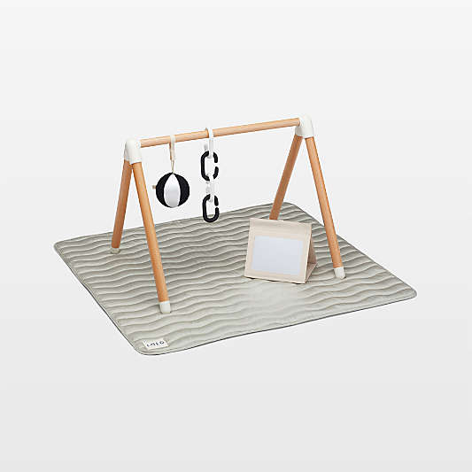 Lalo Sage Green Wooden Baby Play Gym