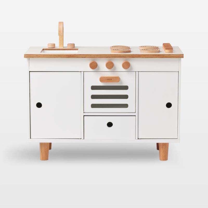 Lalo Coconut White Montessori Kids Play Kitchen - image 0 of 9