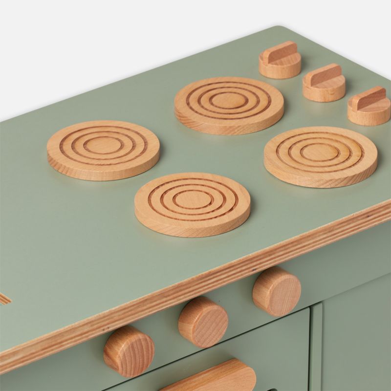 Lalo Sage Green Montessori Kids Play Kitchen - image 7 of 9