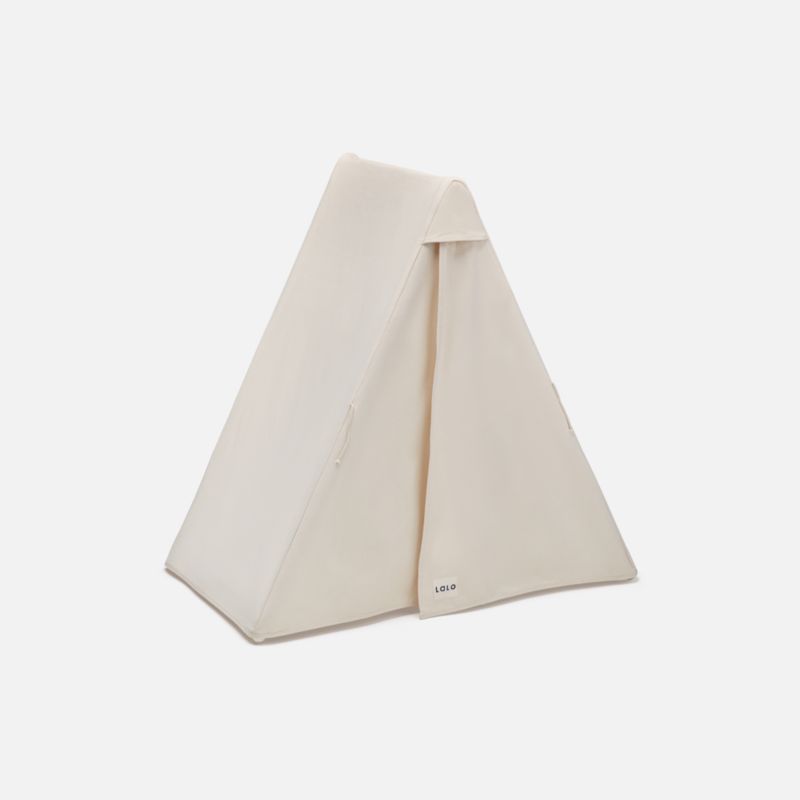 Lalo White Wood and Canvas Toddler Play Tent - image 6 of 8