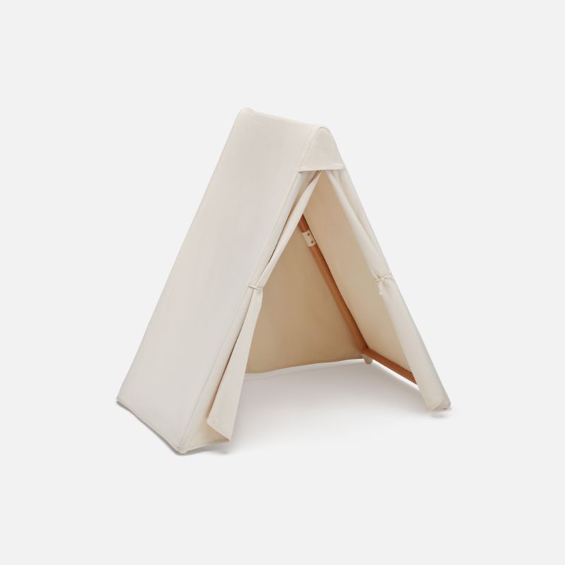 Lalo White Wood and Canvas Toddler Play Tent - image 5 of 8