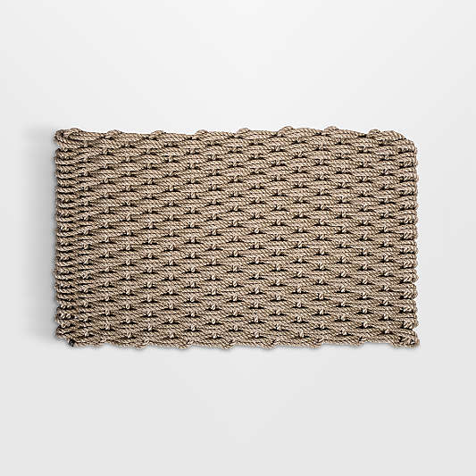 The Rope Co. Sand Indoor/Outdoor Handwoven Doormat