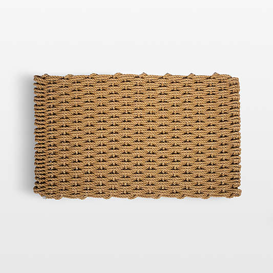 The Rope Co. Wheat Indoor/Outdoor Handwoven Doormat