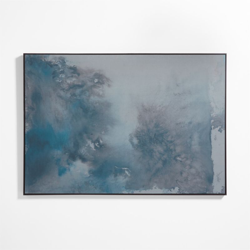 "The Unknown" Framed Blue Wall Art Print 51"x73"