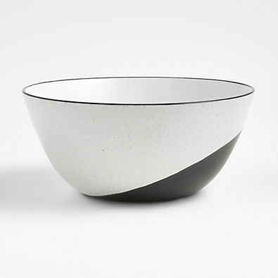 View Thero Large Black-and-White Mixing Bowl details
