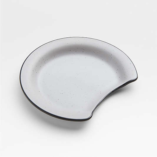 Thero Matte White Spoon Rest