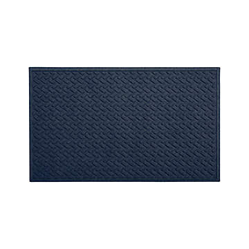 Blue 36 in. x 60 in. Checker Floor Mat Indoor/Outdoor Door Mat