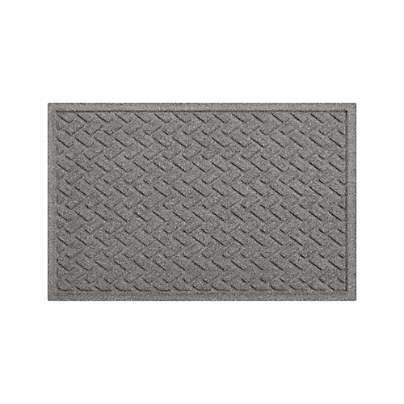 Thirsty Dots Light Grey Doormat | Crate & Barrel