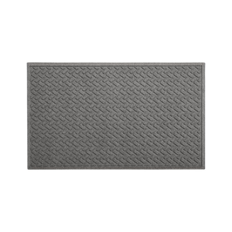 Thirsty Dashes Light Grey Doormat 36"x60" - image 0 of 2