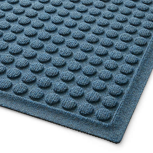 Thirsty Dots â„¢ Blue 34"x22" Doormat