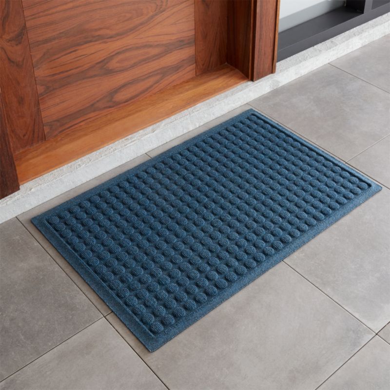 Thirsty Dots ™ Blue 34"x22" Doormat