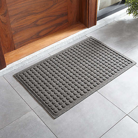 Thirsty Dots ™ Light Grey Doormat 22"x34"