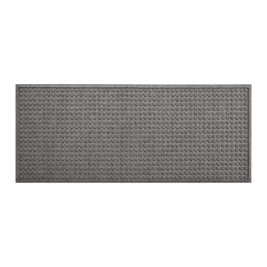 Crate & Barrel Thirsty Dots Blue Doormat 30" x 71" P/N 654-148 